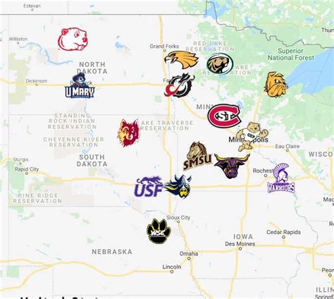 northern sun intercollegiate conference|northern sun intercollegiate conference map.